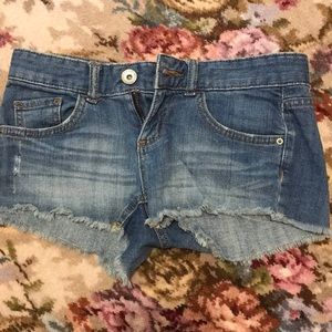 Denim shorts